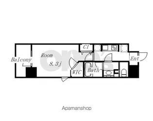 パークアクシス名古屋山王【7階】の間取り