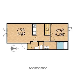 ATENASⅡ【2階】の間取り