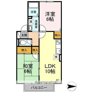 ハイツK【2階】の間取り
