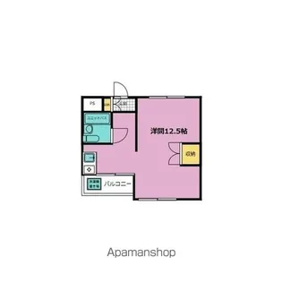 エステート丸貞【4階】の間取り