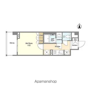 LIBR GRANT 四谷三丁目【3階】の間取り