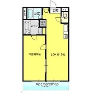 シャトー共栄【4階】の間取り