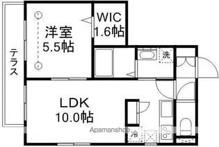 アペゼ吉祥寺【1階】の間取り