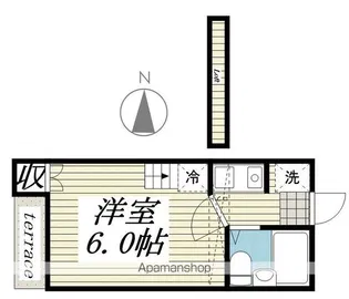 ジュネパレス松戸第707【2階】の間取り