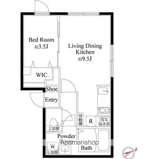 CASA PIAZZA 浅草蔵前【5階】の間取り