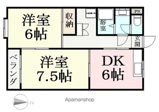 リシャール【302号室】の間取り