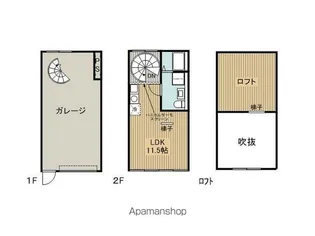 アーツ蓼科GLB【1号室】の間取り