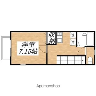 アムール萩山【2階】の間取り