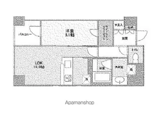 東京都中央区日本橋馬喰町2丁目【マンション】の間取り