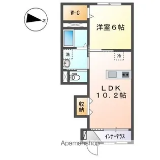 アルモニー【1階】の間取り