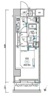 LEXE AZEST横濱関内【4階】の間取り