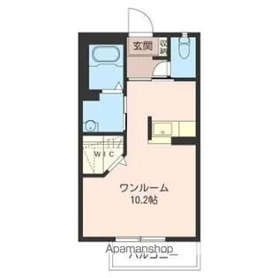 サンパティーク【203号室】の間取り