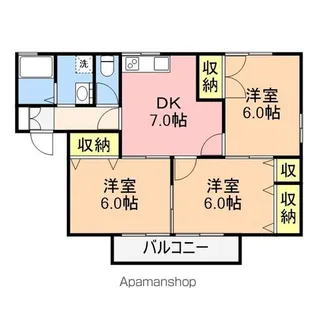 セーヌ【2階】の間取り