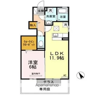 サンハイツ 【1階】の間取り