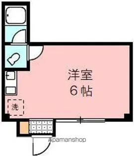 コーポ伏石【103号室】の間取り