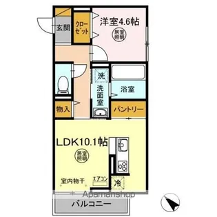 アルバ B【2階】の間取り