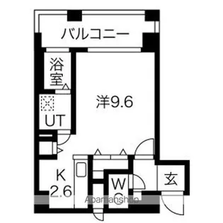 オタルベイサイドシティ7棟【8階】の間取り