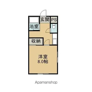 岩手県滝沢市大崎【アパート】の間取り