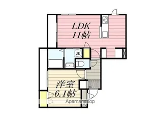 PIACERE(ピアチェーレ)【3階】の間取り