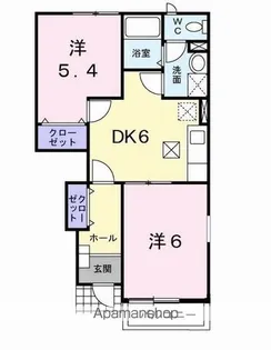 メゾン リヴァージュ【1階】の間取り