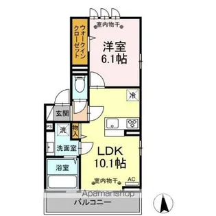 サフィール【3階】の間取り