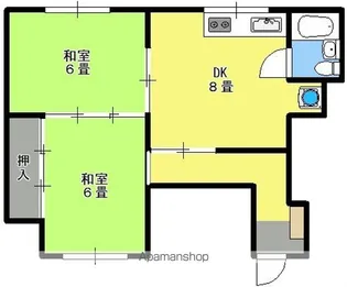 上新ビル【501号室】の間取り