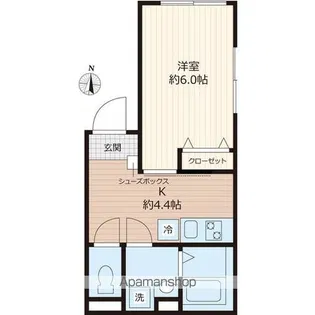 ヒルサイド沼袋【1階】の間取り