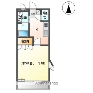 CLAIRE HEIM(クレア ハイム)【2階】の間取り