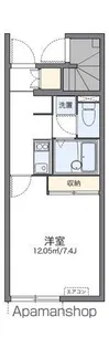 レオネクストタカス弐番館【108号室】の間取り