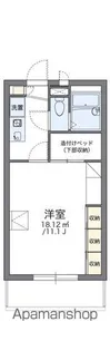 レオパレスオオバ【1階】の間取り