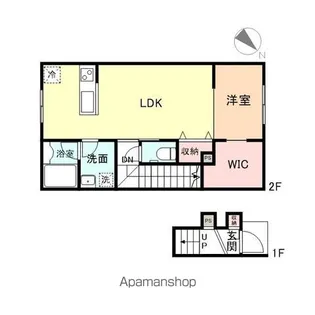 LUX 五福【206号室】の間取り