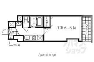 TS CASA 御幸町【201号室】の間取り