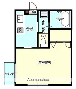 ハイツS【201号室】の間取り