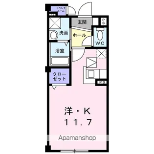 グリーンヒルズ【1階】の間取り