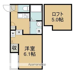 ハーモニーテラス志波町Ⅱ【2階】の間取り