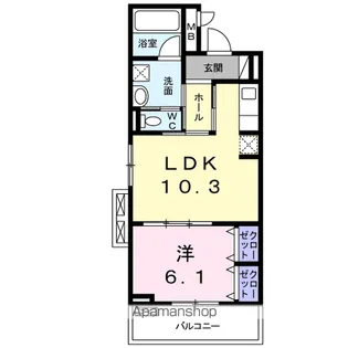 ソル【2階】の間取り