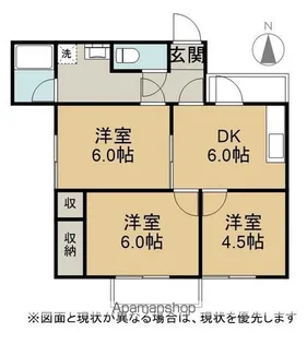 長野県長野市平林2丁目【マンション】の間取り