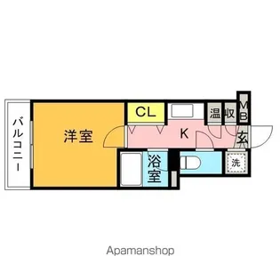 JGM若久【402号室】の間取り