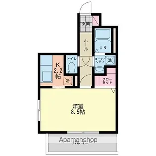 ソフィアイン三鷹【303号室】の間取り