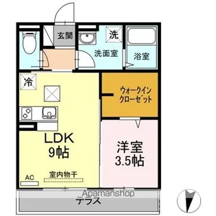 メゾン・ド・キャトルⅤ【1階】の間取り