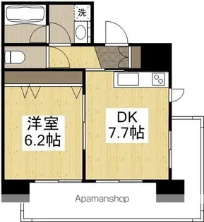 ハアラン高柳【601号室】の間取り