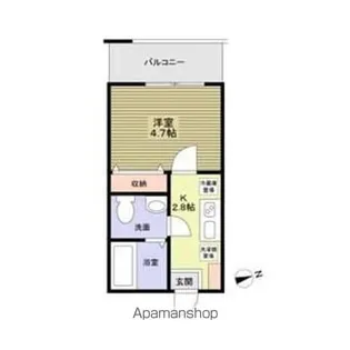 Α(アルファ) PARKS EAST【1階】の間取り