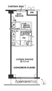 アーバンパーク溝の口【5階】の間取り