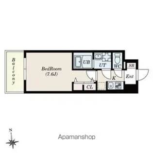 S-RESIDENCE桜本町awesome【11階】の間取り