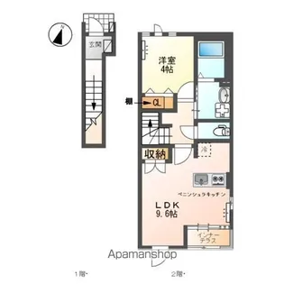 LE BOIS (ルボワ)【201号室】の間取り