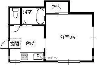 岩手県滝沢市巣子【アパート】の間取り