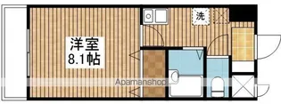 コートシャンベル【705号室】の間取り