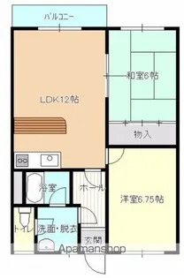 マンションマルノ【203号室】の間取り
