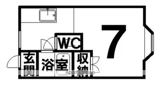アベニュー芦野【1階】の間取り