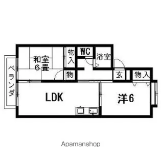 メゾン・ド・ラ・ブリーズA【1階】の間取り